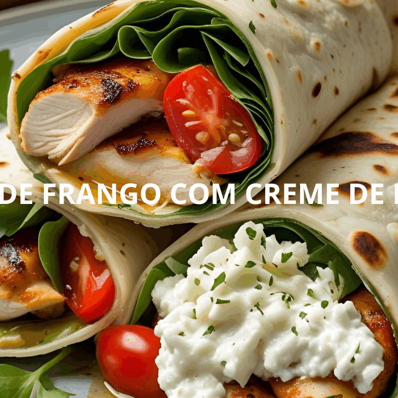 RAP 10 DE FRANGO COM CREME DE RICOTA