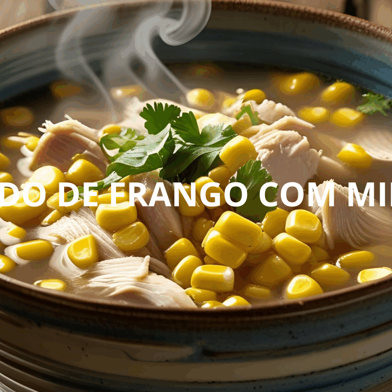 CALDO DE FRANGO COM MILHO