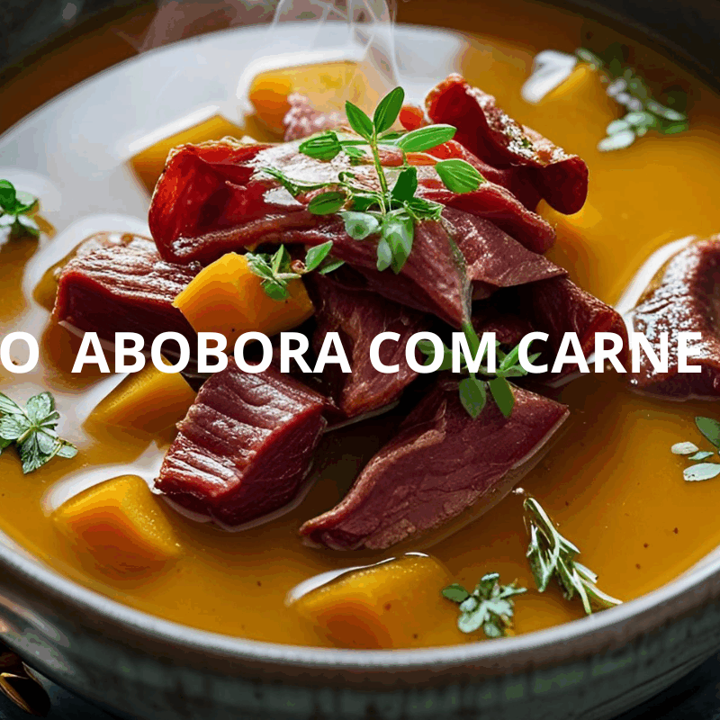 CALDO ABOBORA COM CARNE SECA