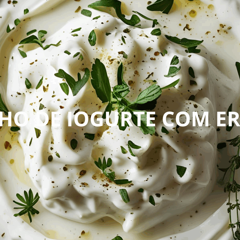 MOLHO DE IOGURTE COM ERVAS